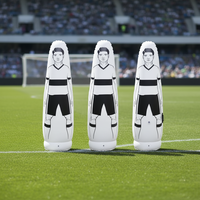 Mannequin de défense gonflable en PVC pour l'entraînement au football, certifié CE, design durable, portable, usage individuel - APEX