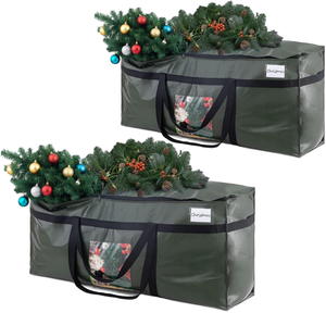 Lot de sacs de rangement géants en PE pour déménagement, durables et pliables, pour vêtements, couettes, literie, couvertures, sacs de rangement <span class=keywords><strong>jumbo</strong></span> avec fermetures éclair - Product Image 1