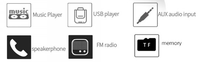 Module de lecteur MP3 radio USB portable JK6893