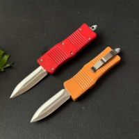 Couteau de poche tactique mini multicolore, manche en alliage de zinc, haute dureté, tranchant, pour le camping en plein air, la survie, EDC, idéal pour un cadeau