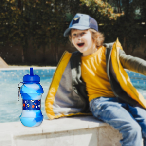 Bouteille d'eau pliable très vendue pour les sports de plein air, bouteille en silicone sans BPA - Product Image 5