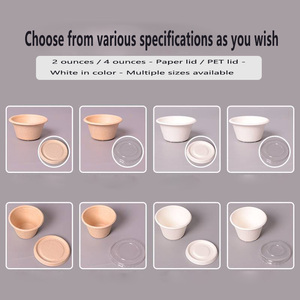 Phân hủy sinh học giấy tấm & bát envronmental giấy Bát salad dùng một lần giấy bát cho TACO Đảng - Product Image 3