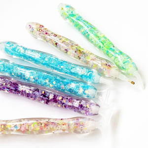 नई हीरा पेंटिंग ड्रिल कलम किट Diy चमकदार राल हीरे की पेंटिंग कलम चमक उपकरण हीरा कला फूल राल कलम - Product Image 1