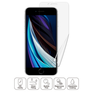 HD <span class=keywords><strong>Film</strong></span> D'ANIMAL FAMILIER Clair 2.5D pour iPhone SE <span class=keywords><strong>2020</strong></span> Protecteur d'écran En Verre de Téléphone Emballage - Product Image 2