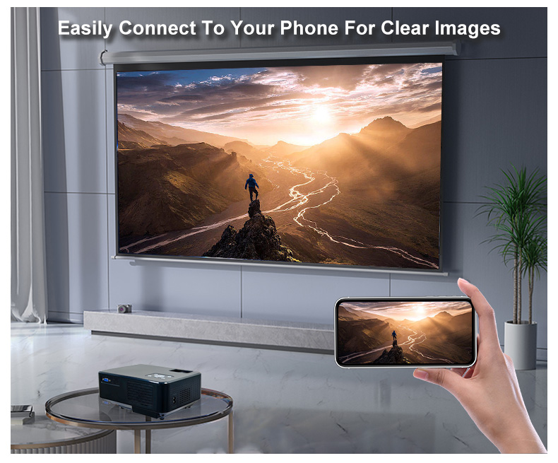 android projectors hd 4k 1080p home theater
