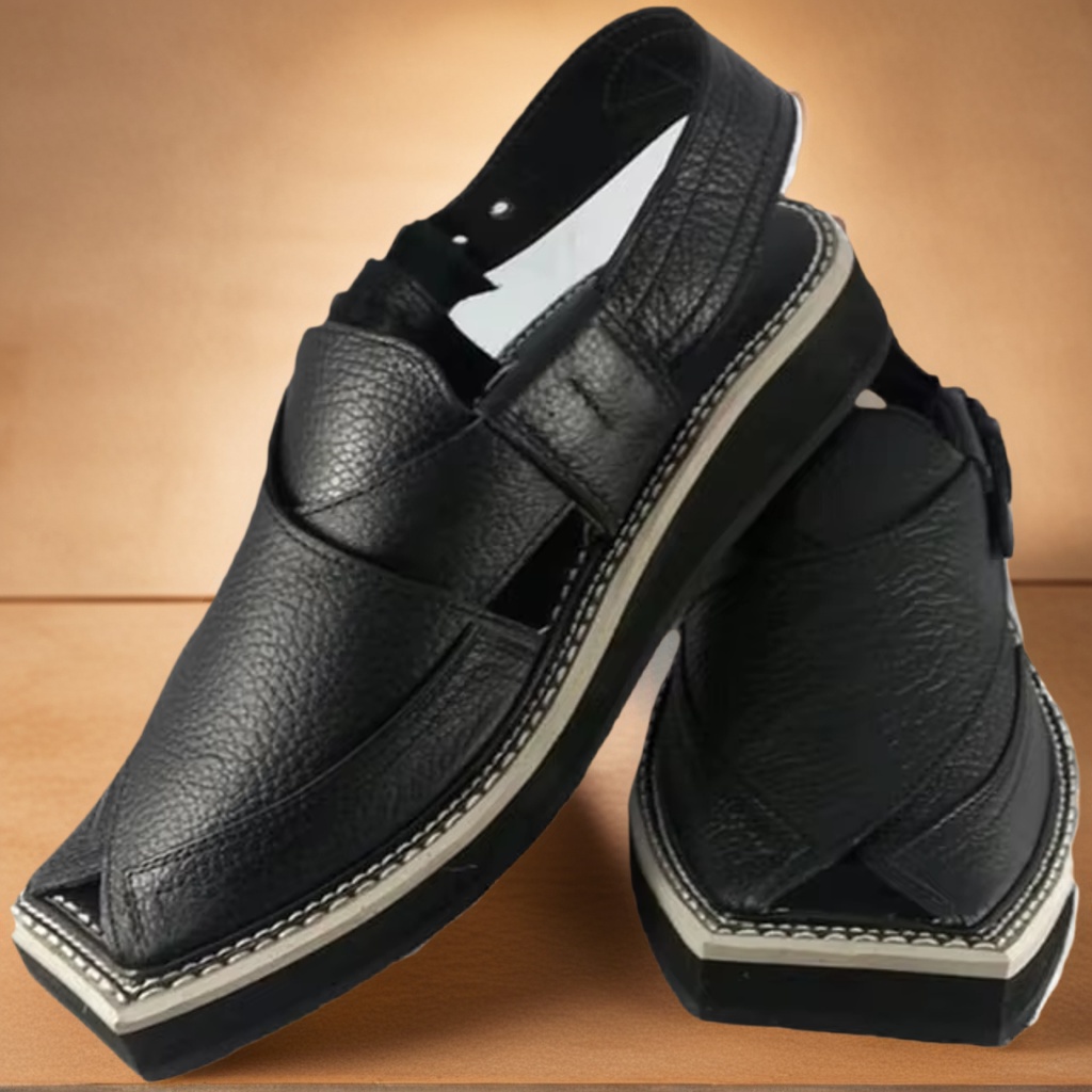 Buy Black Leather Women Chappals Waterproof Leather, Soft Sole