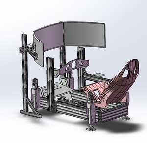 4doof VR đua mô phỏng 3 màn hình cho đua xe lái xe trò chơi đua mô phỏng chuyển động - Product Image 2