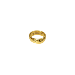 Fashion <b>Ring</b> 316L Stainless Steel PVD Gold Plating Sustainable Resistant Design - Product Image 2
