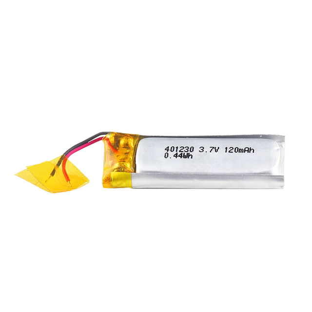 Pouch Lithium Ion Battery 401230  3.7V 120MAH 500+ Cycles Durable and Long-Lasting Product