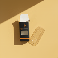 Cajas de exhibición personalizadas para viales individuales, contenedor de almacenamiento para viales, caja de papel para viales cosméticos de lujo de 3 ml