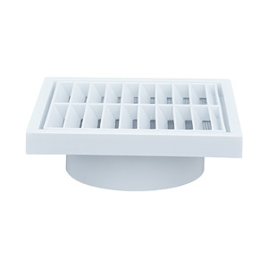 Hefengxing Louvered Vent Cover ABS Matte Single Layer Screw Fixing Circular Air Vent For Bathroom Kitchen Exhaust - Product Image 5