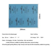 Feuilles de papier abrasif rectangulaires en aluminium pour ponçage humide et sec 28*23cm, pour le ponçage du bois, des murs et des cloisons sèches, disques de ponçage 225mm