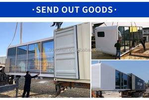 Cabine modulaire mobile en acier de 20 pieds, maison préfabriquée pour les loisirs, les lieux commerciaux, les bureaux, les stands, les magasins - Product Image 5