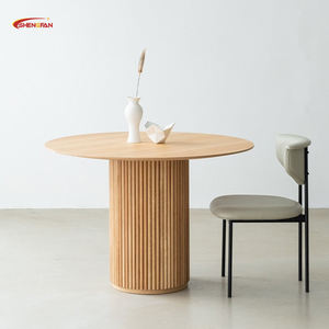 Meubles en <span class=keywords><strong>bois</strong></span> Offre Spéciale, ensemble de tables à manger rondes, tables rondes carrées de luxe en <span class=keywords><strong>bois</strong></span> massif, ensemble pour <span class=keywords><strong>8</strong></span> <span class=keywords><strong>personnes</strong></span> - Product Image 3