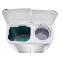 Machine à laver domestique à Double cylindre, Double seau, pliable, semi-automatique, Mini petite baignoire électrique en acier inoxydable