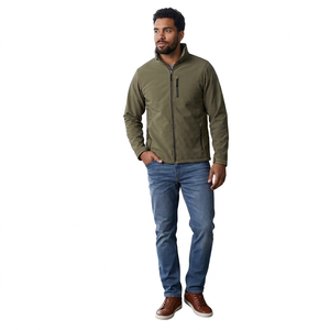 Finer Threads 2026 New Arrival Autumn Men's Hooded Waterproof Softshell Jacket <b>Canvas</b> Fabric Vintage Style OEM Service - Product Image 1