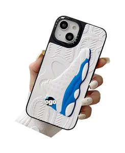 Mode Sport 3d Touch Schoenen Telefoon Hoesje Voor Iphone 13 12 11 Pro X 6 6S 7 8 Plus Tpu Hars Siliconen Hoesjes