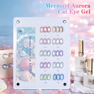 ZRKGEL Nouvelle Arrivée Tendance 2026 Kit de Vernis Gel Effet Œil de Chat Sirène 10 Couleurs Fournisseurs d'Onglerie Marque Privée Sans TPO HEMA Kit de Gel UV - Product Image 1