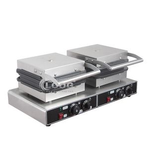 Haute efficacité Snack Food Equipment Corps en acier inoxydable Plaque en fonte Rectangle belge <span class=keywords><strong>Gaufrier</strong></span> <span class=keywords><strong>Prix</strong></span> - Product Image 4