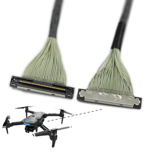 超極細42AWG 30P 0.4mm DF36マイクロ同軸LVDSケーブル（組込みディスプレイ、ドローン用LVDSケーブル、30ピン） - Product Image 1