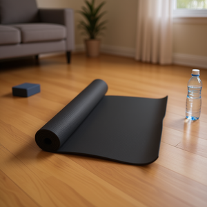 Tapete de Yoga de PVC Negro, 173*61*0.3cm, Accesorio de Ejercicio de Alta Calidad - Product Image 3
