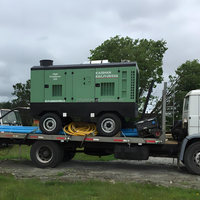 Compresseur d'air diesel KAISHAN pour machine de forage de pierre/plateforme de forage de puits d'eau