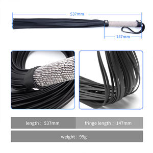 Набор для БДСМ из искусственной кожи: плетка, средства для связывания, игрушки, товары для взрослых - Product Image 6