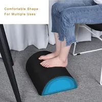 Ergonomic Office Foot Support, Half Moon Footrest
