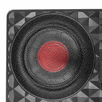 Subwoofer actif fin de 10 pouces à installer sous le siège, 150W RMS, bobine simple, haut-parleur de basses mono, entièrement en aluminium, vente en gros