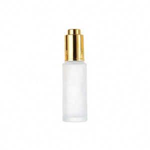 10ml 20ml 30ml 50ml Cosmetic <b>Container</b> Essential Oil Packaging Frosted Glass Essential Oil Dropper Bottles - Product Image 4