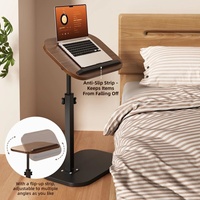 Table d'appoint portable pour chambre à coucher et canapé, étagère de rangement simple et mobile, organisateur domestique peu encombrant, petite table