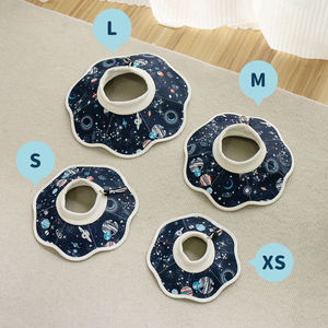 समायोज्य गर्दन स्कार्फ बिल्ली ठीक नरम समग्र कपड़े टिकाऊ पशु पैटर्न - Product Image 2