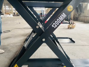 Trihero 하이 퀄리티 4000kg 이동식 유압 가위 자동차 리프트 CE 인증 모바일 1.2M 중간 위치 가위 자동차 리프트 - Product Image 2