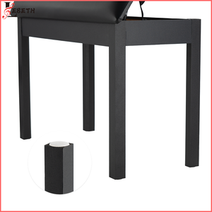 Lebeth KB-04 Coussin de siège en cuir <span class=keywords><strong>moderne</strong></span> et confortable Chaise de piano Tabouret de piano en bois avec rangement - Product Image 5