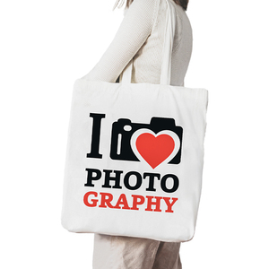 Bolsa de Compras de Algodón, Bolsa de Regalo Reutilizable Grande, Bolsa Personalizada con Estampado - Product Image 5