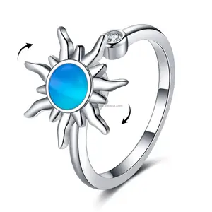 RFJEWEL кольцо для спиннера, кольца для беспокойства, профессиональный поставщик с надежным качеством и гладким спиннингом с позолотой для женщин