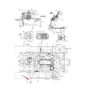 Arnés de cableado del motor para montacargas Doosan G30G, 12V, núcleo de cobre, aislamiento de PVC, arnés principal para montacargas diésel, pieza A60014032 - Product Image 2