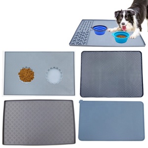 Tapis d'alimentation antidérapant personnalisé <span class=keywords><strong>pour</strong></span> <span class=keywords><strong>chien</strong></span> Tapis d'alimentation portable en silicone <span class=keywords><strong>pour</strong></span> chat et <span class=keywords><strong>chien</strong></span> Tapis de bol <span class=keywords><strong>anti</strong></span>-<span class=keywords><strong>débordement</strong></span> avec bords <span class=keywords><strong>pour</strong></span> la nourriture et l'eau Tapis de nourriture - Product Image 4