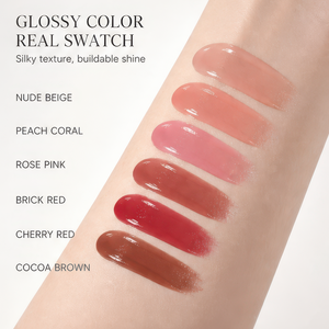 Natural <b>Lip</b> Plumping Gloss Base with Round Brush Tube Transparent Striped Cap Shaped Bottle for Party Makeup Private Label - Product Image 5