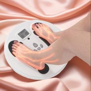Máquina de reflexología de masaje de pies rodante infrarrojo tenso electrónico con control remoto masajeador de pies EMS - Product Image 1