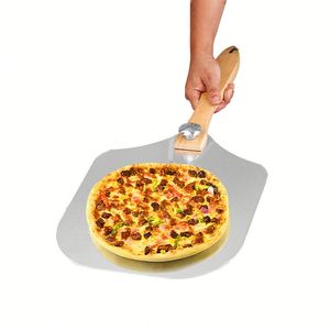 Último Modelo de Utensilio de Cocina para Hornear, Pala para <span class=keywords><strong>Pizza</strong></span> Plegable de Aluminio de 12 Pulgadas, Cortador Especial para <span class=keywords><strong>Pizza</strong></span> - Product Image 1