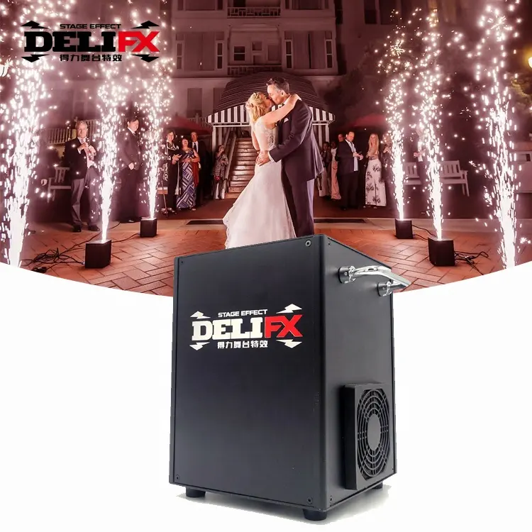 DELIFX 650W fireworks effects with no gunpowder Stage Cold Sparklers Fountains For Wedding Party Events Product cold pyro spark