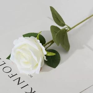 Ramo de flores de rosas artificiales de seda, hermosas rosas falsas para boda, decoración del hogar, flores falsas, regalo de San Valentín - Product Image 2