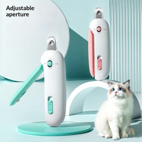 Coupe-ongles pour chat et chien avec trou réglable, coupe-ongles professionnel pour animaux de compagnie pour éviter la coupure excessive des ongles, outil de soin des griffes pour chiots et chatons