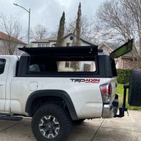 Capot rigide en acier à prix réduit avec fenêtre coulissante pour Dodge Ram 1500 6.4ft sans railbox, couvre-benne