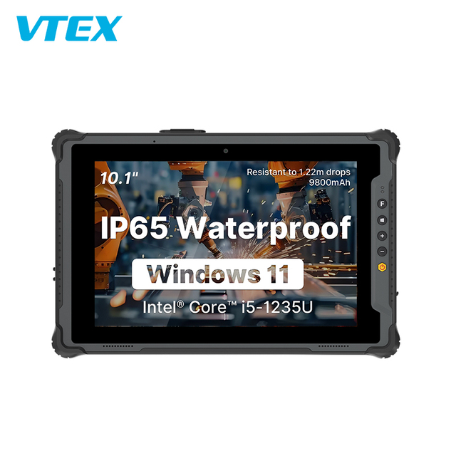 10.1 Inch Automotive Diagnostic Rugged Tablet Core I5 CPU IP65 MIL STD 810H CAN DoIP 72.52Wh 12H Battery Life Rugged Tablet