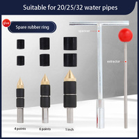 Outil d'arrêt d'eau pour tuyaux PPR, outil portable de réparation et de bouchage de tuyaux pour la soudure et l'entretien des tuyaux à chaud