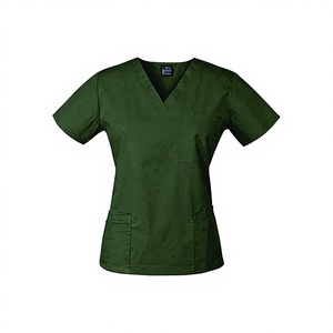 Conjuntos de Uniformes Médicos Personalizados con Etiqueta, Chaqueta de Enfermería de Manga Corta y Larga para Hombre, Corte Ajustado y Suave - Product Image 2