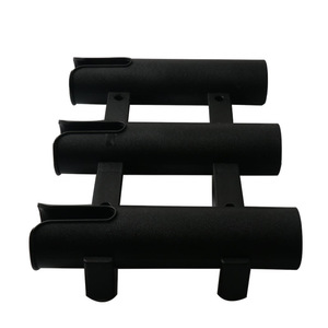 Soporte para caña de pescar, material ABS, soporte para caña de barco, para pesca en el mar y pesca en barco, diseño de 3 tubos - Product Image 1