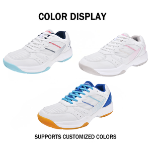 Chaussures de badminton unisexes en gros d'usine, maille multi-ventilation, rebond supérieur, semelle stable et de soutien, chaussures d'entraînement professionnelles - Product Image 2